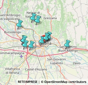 Mappa Piazzetta Pasque Veronesi, 37121 Verona VR, Italia (5.45583)