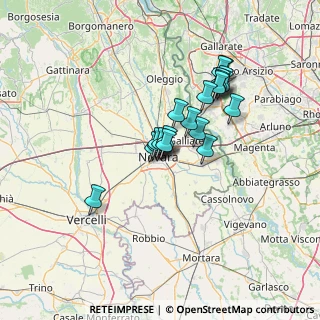 Mappa Via Legnano, 28100 Novara NO, Italia (10.6785)
