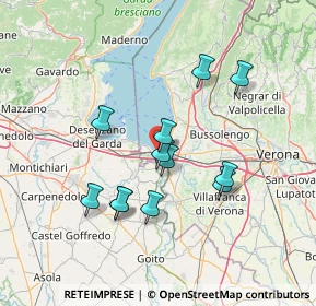 Mappa Via Risorgimento, 37017 Peschiera del Garda VR, Italia (12.46667)
