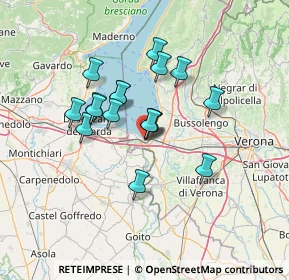 Mappa Via Risorgimento, 37017 Peschiera del Garda VR, Italia (10.64)