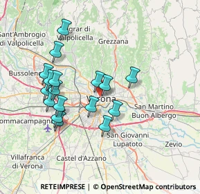 Mappa Vicolo Pomodoro, 37121 Verona VR, Italia (6.74353)