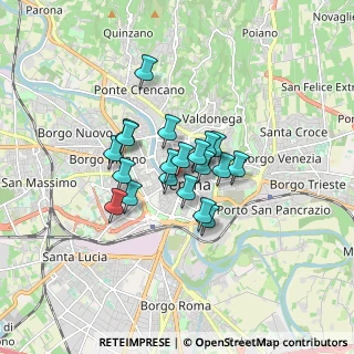 Mappa Vicolo Pomodoro, 37121 Verona VR, Italia (1.1055)