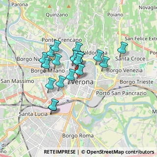 Mappa Vicolo Pomodoro, 37121 Verona VR, Italia (1.3775)