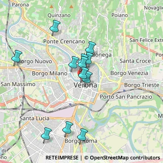 Mappa Via Brusco, 37121 Verona VR, Italia (1.74917)
