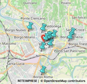 Mappa Vicolo Pomodoro, 37121 Verona VR, Italia (1.22091)