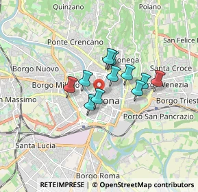 Mappa Vicolo Pomodoro, 37121 Verona VR, Italia (1.12273)