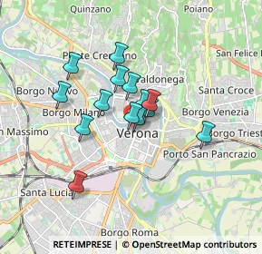 Mappa Vicolo Pomodoro, 37121 Verona VR, Italia (1.23286)