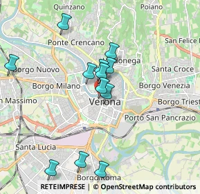 Mappa Corso Cavour, 37122 Verona VR, Italia (1.74917)