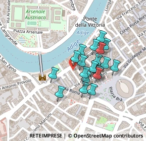 Mappa Corso Cavour, 37122 Verona VR, Italia (0.159)