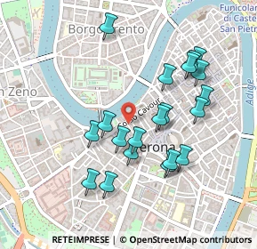Mappa Vicolo Pomodoro, 37121 Verona VR, Italia (0.444)