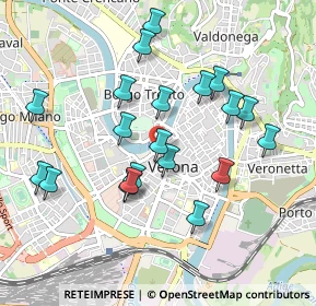 Mappa Vicolo Pomodoro, 37121 Verona VR, Italia (0.912)