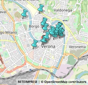 Mappa Corso Cavour, 37122 Verona VR, Italia (0.598)