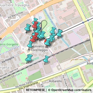 Mappa Via Molinetto di Lorenteggio, 20147 Milano MI, Italia (0.17241)