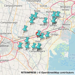 Mappa Piazza IV Novembre, 30030 Cazzago VE, Italia (7.01444)