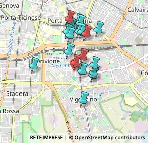 Mappa Via Rutilia, 20141 Milano MI, Italia (0.7525)