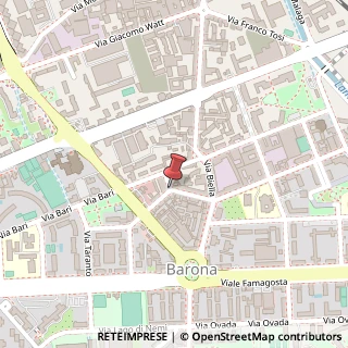 Mappa Via Modica,  11, 20143 Milano, Milano (Lombardia)