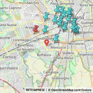 Mappa Via Modica, 20143 Milano MI, Italia (2.455)