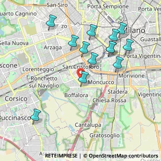 Mappa Via Modica, 20143 Milano MI, Italia (2.07077)
