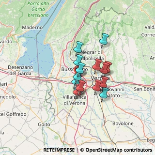 Mappa Via Trentino, 37124 Sona VR, Italia (8.89867)