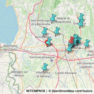 Mappa Via Trentino, 37124 Sona VR, Italia (9.019)