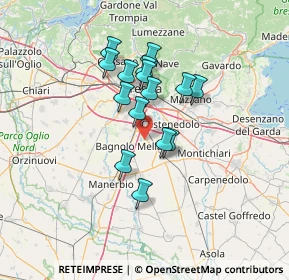 Mappa Via Giardino, 25010 Bagnolo Mella BS, Italia (10.544)