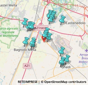 Mappa 25010 Bagnolo Mella BS, Italia (3.411)