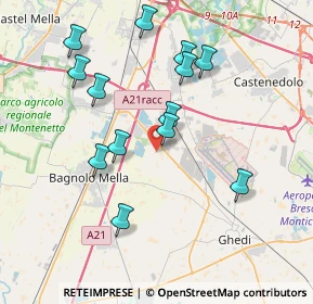 Mappa 25010 Bagnolo Mella BS, Italia (3.73923)