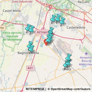 Mappa Via Giardino, 25010 Montirone BS, Italia (3.465)