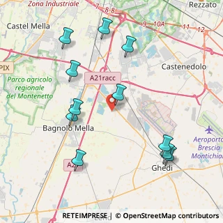 Mappa Via Giardino, 25010 Bagnolo Mella BS, Italia (4.46818)