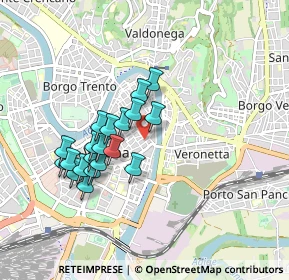 Mappa Piazzetta Serego, 37121 Verona VR, Italia (0.7705)