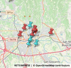 Mappa Piazzetta Serego, 37121 Verona VR, Italia (4.23143)