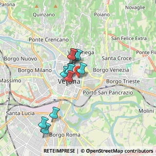 Mappa Piazzetta Serego, 37121 Verona VR, Italia (1.37833)
