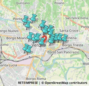 Mappa Piazzetta Serego, 37121 Verona VR, Italia (1.18316)