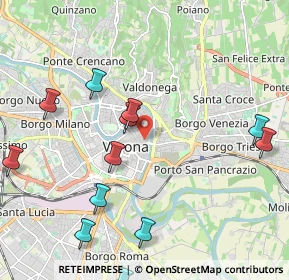 Mappa Piazzetta Serego, 37121 Verona VR, Italia (2.49333)