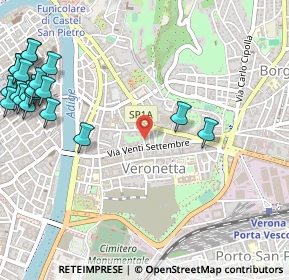 Mappa Vicolo Lungo, 37129 Verona VR, Italia (0.7785)