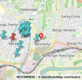Mappa Vicolo Lungo, 37129 Verona VR, Italia (1.00143)