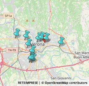 Mappa Vicolo Lungo, 37129 Verona VR, Italia (2.95818)