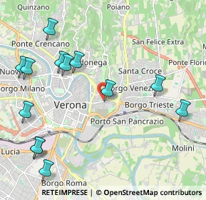 Mappa Vicolo Lungo, 37129 Verona VR, Italia (2.57769)