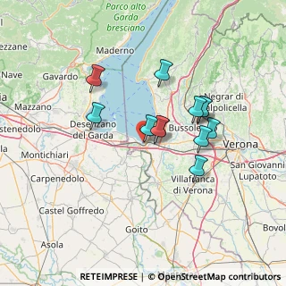 Mappa Via Donatori di Sangue, 37019 Peschiera del Garda VR, Italia (11.21417)