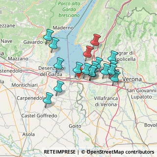 Mappa Via Donatori di Sangue, 37019 Peschiera del Garda VR, Italia (10.825)