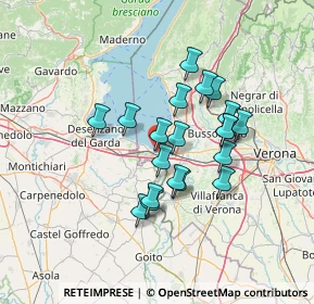 Mappa Via Donatori di Sangue, 37019 Peschiera del Garda VR, Italia (11.0925)