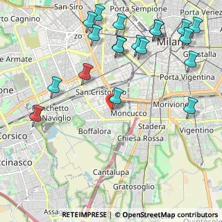 Mappa Via Simone Martini, 20143 Milano MI, Italia (2.71684)