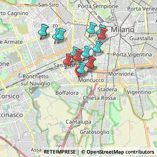 Mappa Via Simone Martini, 20143 Milano MI, Italia (1.56867)