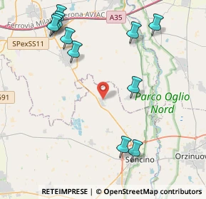 Mappa Via Fiorano, 26029 Soncino CR, Italia (5.07909)