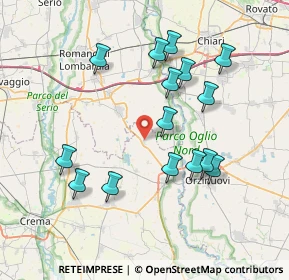 Mappa Via Fiorano, 26029 Soncino CR, Italia (7.42267)