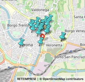 Mappa Lungadige Sammicheli, 37121 Verona VR, Italia (0.6055)