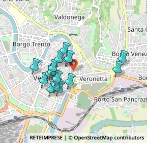 Mappa Lungadige Sammicheli, 37121 Verona VR, Italia (0.71125)