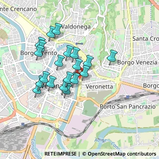 Mappa Lungadige Sammicheli, 37121 Verona VR, Italia (0.8055)