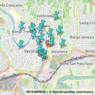 Mappa Lungadige Sammicheli, 37121 Verona VR, Italia (0.708)