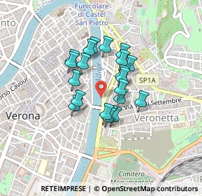 Mappa Lungadige Sammicheli, 37121 Verona VR, Italia (0.3055)